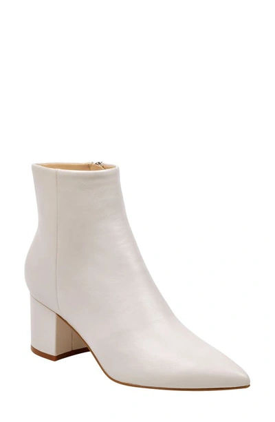 Marc Fisher Ltd Jarli Bootie In Ivory Leather