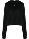 Adidas Originals Adidias Essentials Fleece Hoodie In Black/white