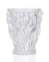 Lalique Bacchantes Small Crystal Vase 14.6cm In Clear
