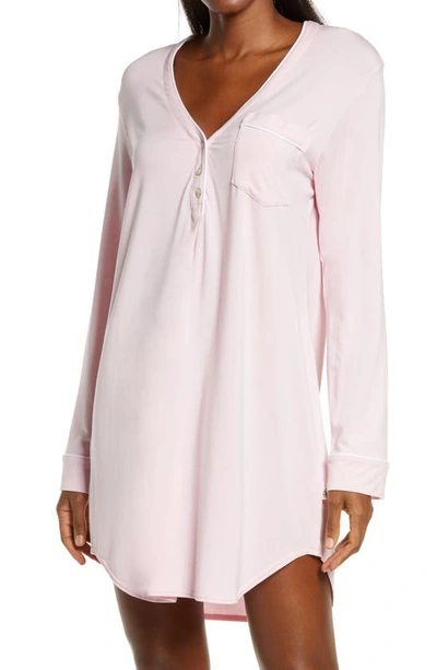 Ugg Henning Modal Knit Sleep Shirt In Pink Porcelain