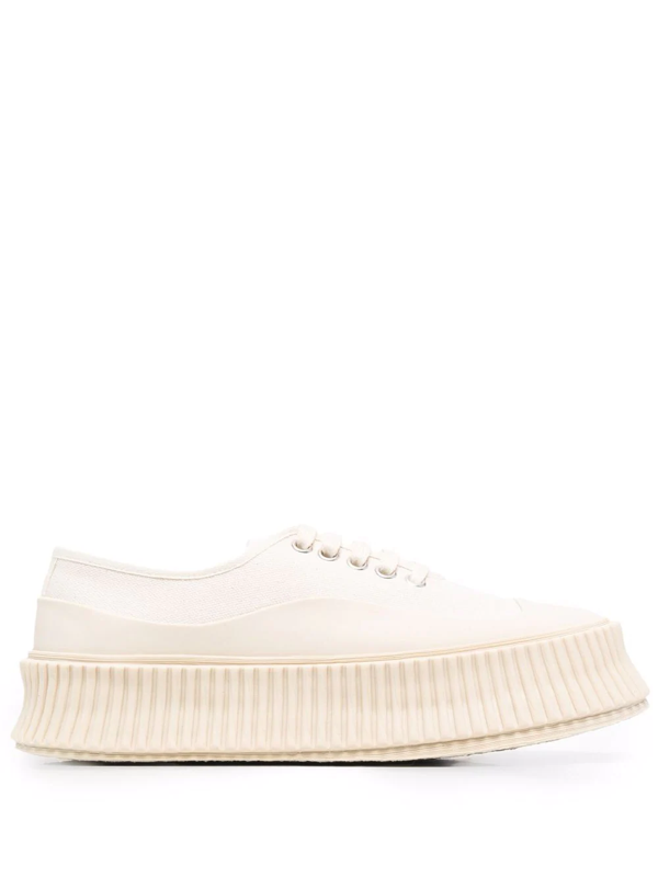 jil sander canvas sneakers