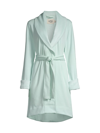 Ugg Blanche Ii Double-knit Fleece Robe In Fountain