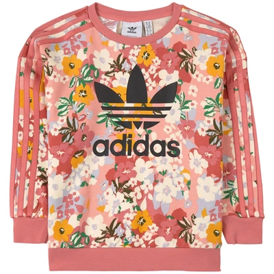 Adidas Originals Kids' Adidas Girls' Originals Her Studio London Floral  Crewneck Sweatshirt Size Small Knit In Orange | ModeSens