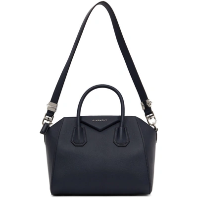 Givenchy Handbags Antigona Leather Navy In Blue