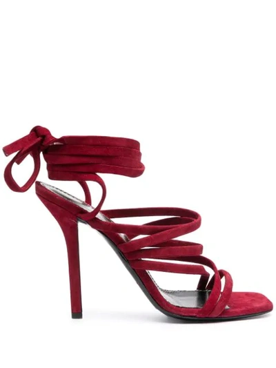 Philosophy Di Lorenzo Serafini Tie Around Strappy Sandals In Red
