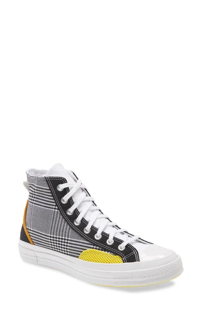 Converse Chuck Taylor All Star 70 High Top Sneaker In Black/ White/ Speed Yellow