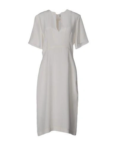 Protagonist 3/4 Length Dress In Ivory