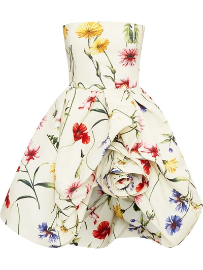 knee length dresses for ladies Oscar de la Renta Crystal Medallion Shift Dress – Runway Catalog main image 1