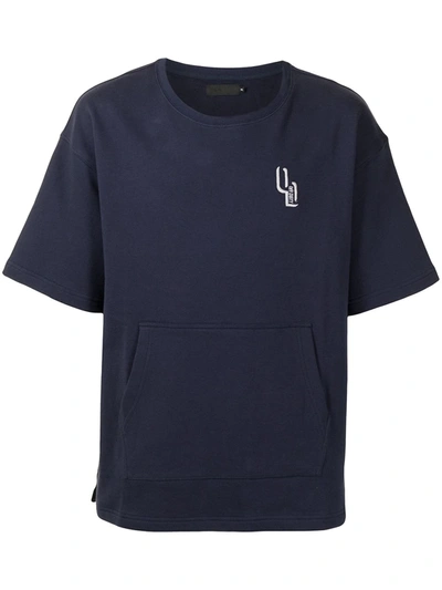 Off Duty Logo-print Short-sleeved T-shirt In Blue