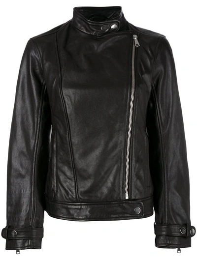 Dondup Oversized Leather Jacket | ModeSens