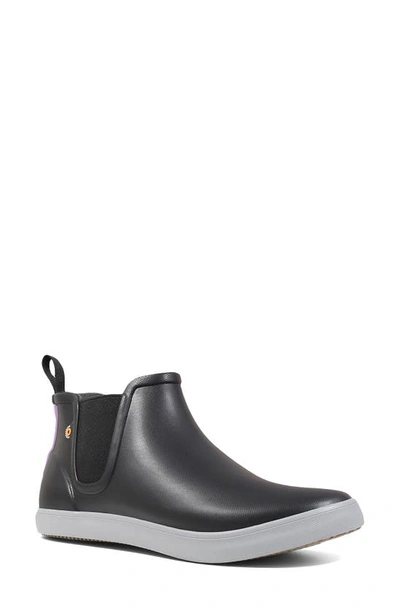 Bogs Kicker Chelsea Waterproof Rain Boot In Black