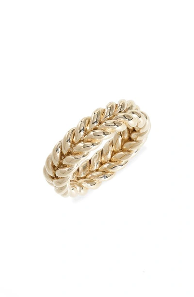 Laura Lombardi Grana Ring In Brass