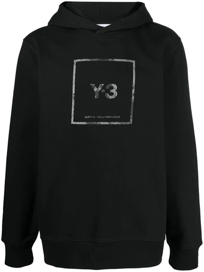 Y-3 Square Label Graphic Hoodie (black)