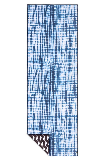 Slowtide Suva Reversible Yoga Towel In Medium Blue