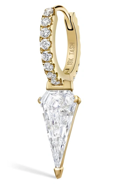 Maria Tash Diamond Spike Eternity Clicker Earring In Yellow Gold