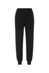 Alexander Mcqueen Embroidered Logo Track Pants In Black