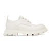 Alexander Mcqueen White Wander Oxfords