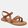 Journee Collection Women's Vasek Sandals Women's Shoes In Brown