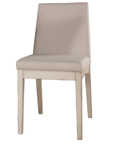 Hillsdale Clarion Upholstered Dining Chair In Cream