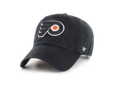 47 Brand Philadelphia Flyers No Shot Snapback Cap In Black