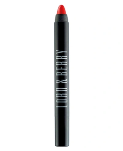 Lord & Berry Shiny Crayon Lipstick In Scarlett - Red