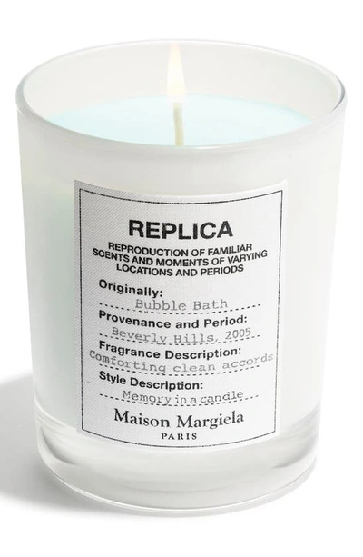 Maison Margiela 'replica' Bubble Bath Scented Candle 5.8 oz/ 165 G In White