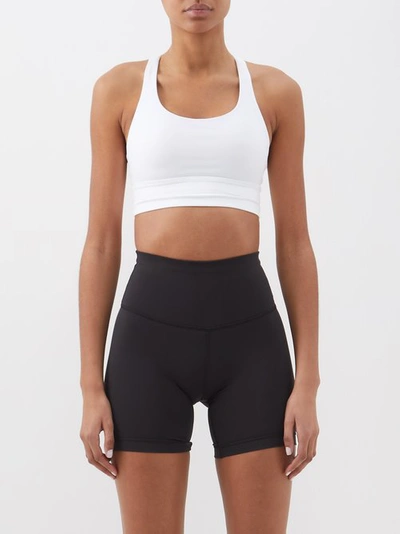 Lululemon Energy Scoop-neck Medium-impact Sports Bra In White