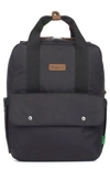 Babymel Babies' Georgi Eco Convertible Diaper Backpack In Black