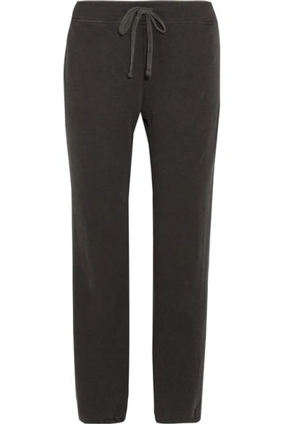James Perse Genie Cotton-terry Track Pants
