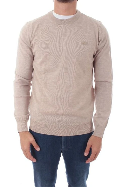 Lacoste Men's Beige Wool Sweater