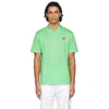 Versace Men's Taylor Logo-embroidered Polo In Green