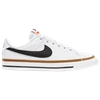 Nike Kids' Big Boys Court Legacy Casual Sneakers From Finish Line In White,desert Ochre,gum Light Brown,black