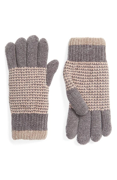 Trouve Two-tone Gloves In Pink Combo
