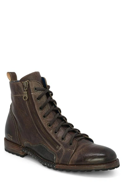 Bed Stu Old Bowen Plain Toe Boot In Moro/ Black Rustic