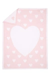 Nordstrom Baby Chenille Blanket In Pink Baby Heart