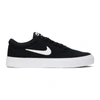 Nike Charge Canvas Sneakers In Black/white In 002 Black/w