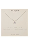 Nashelle Initial Charm Necklace In Silver H