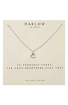 Nashelle Initial Charm Necklace In Silver C