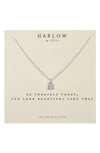 Nashelle Initial Charm Necklace In Silver B