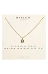 Nashelle Initial Charm Necklace In Gold B