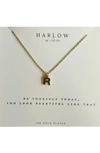 Nashelle Initial Charm Necklace In Gold R