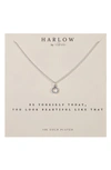 Nashelle Initial Charm Necklace In Silver O