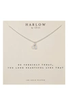 Nashelle Initial Charm Necklace In Silver G