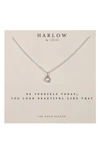 Nashelle Initial Charm Necklace In Silver Q