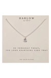 Nashelle Initial Charm Necklace In Silver S