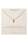Nashelle Initial Charm Necklace In Gold Z
