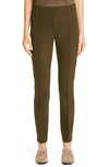 Lafayette 148 Gramercy Acclaimed Stretch Pants In Garland Green