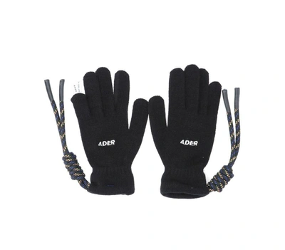 Ader Error Crumple Gloves In Black