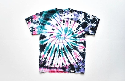 Worthy Threads Rainbow Tie Dye T-shirt In White