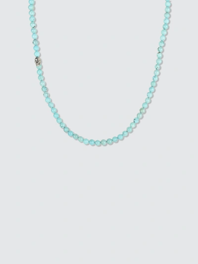 Degs & Sal Sterling Silver & Turquoise Beaded Necklace In Blue